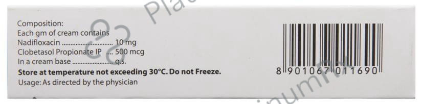 Nadoxin C 500mcg/10mg Cream 10gm