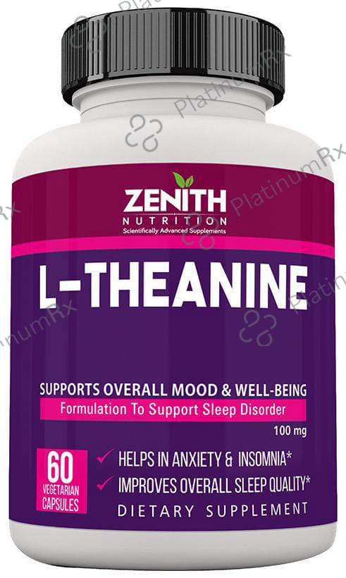 Zenith Nutrition L-Theanine 100mg Capsule