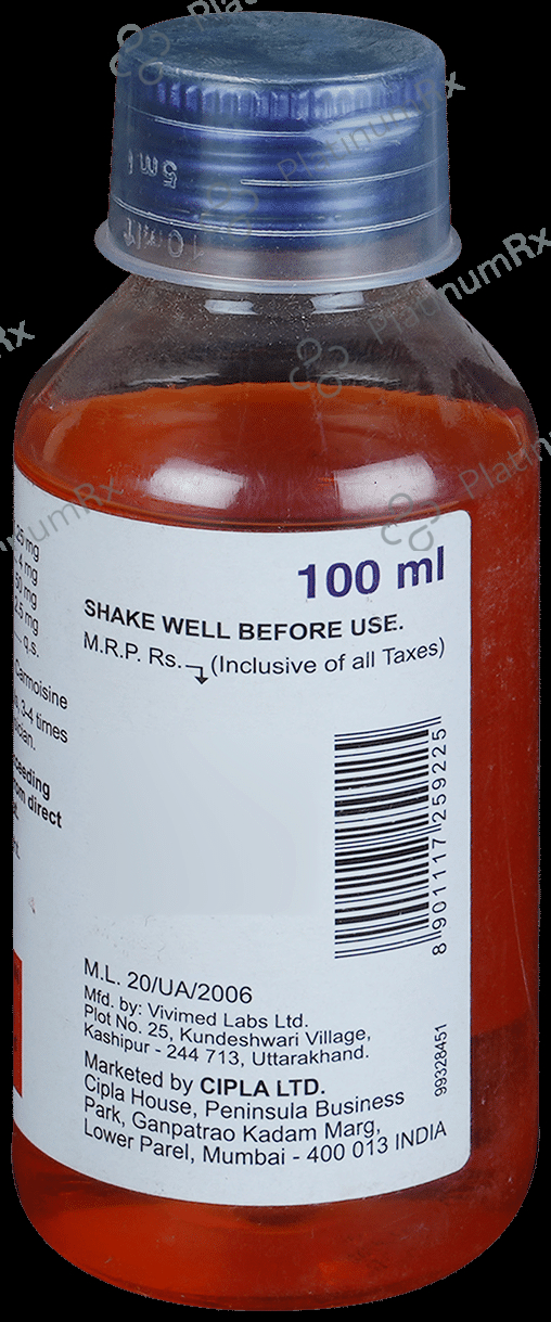 Bro Cofdex Syrup Raspberry 100ml