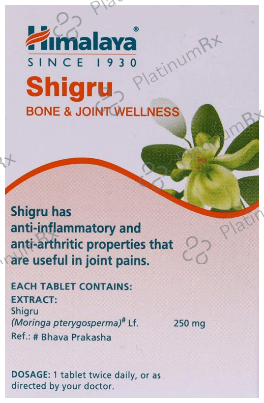 Himalaya Wellness Shigru Bone & Joint Wellness Tablet (60 Each) 2 bottles