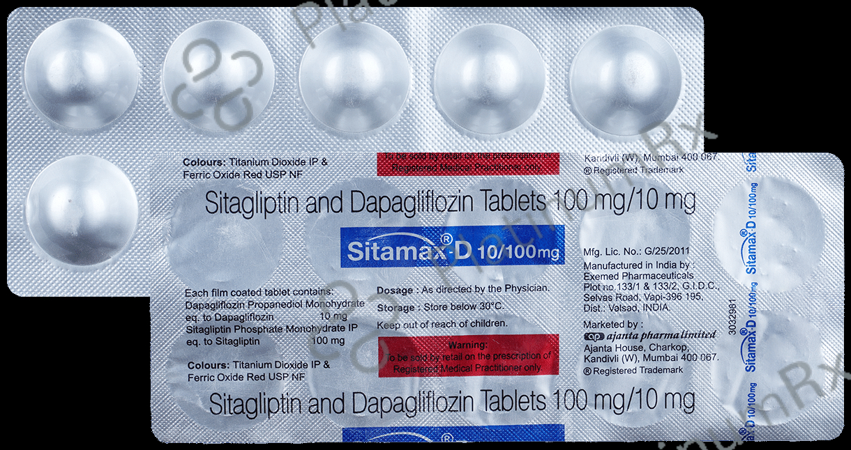 Sitamax D 10/100mg Tablet 10s