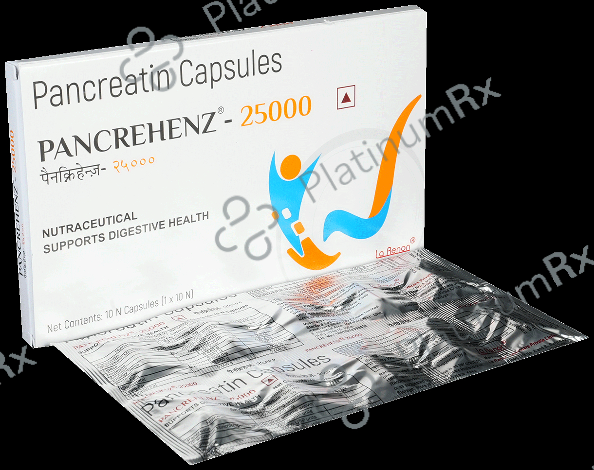 Pancrehenz 25000 Capsule 10s