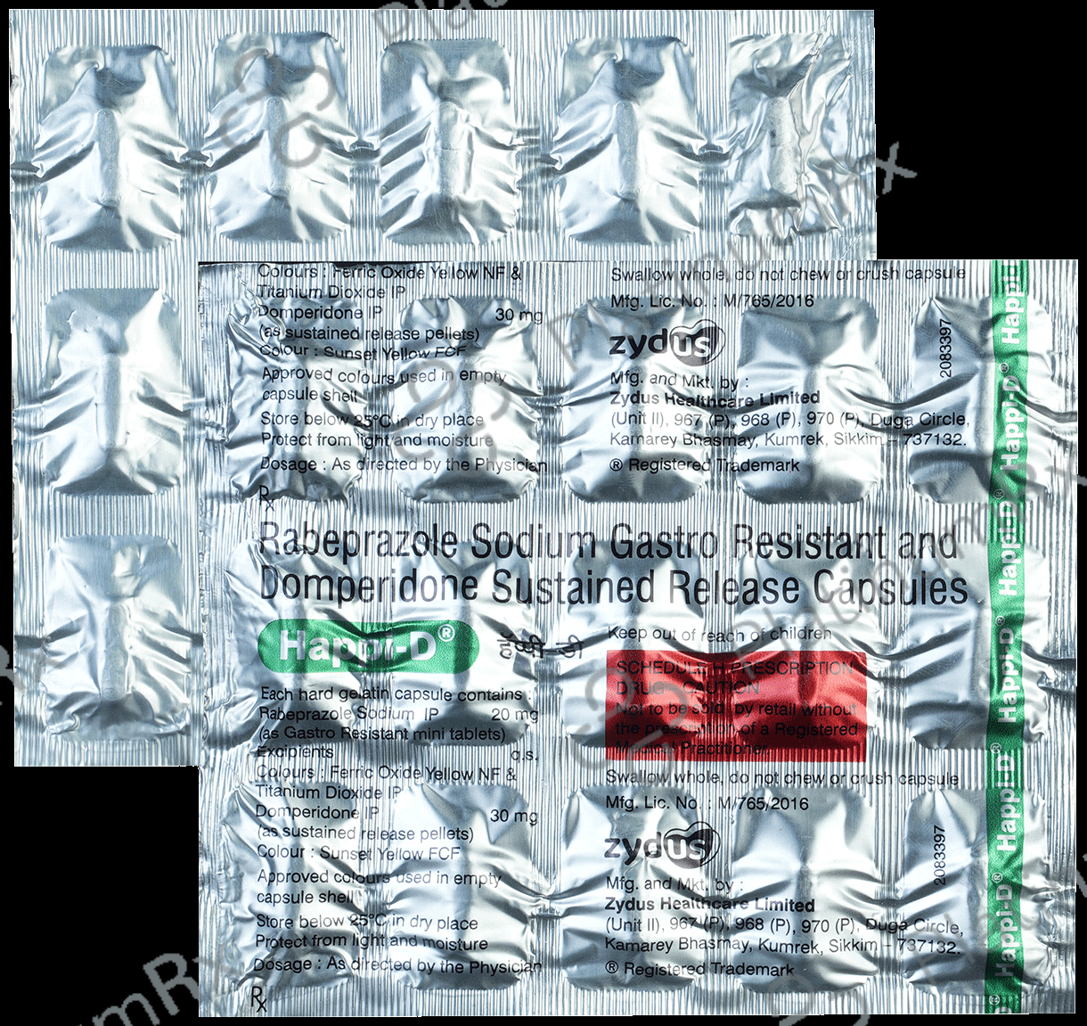 Happi D 30/20mg Capsule SR 15s