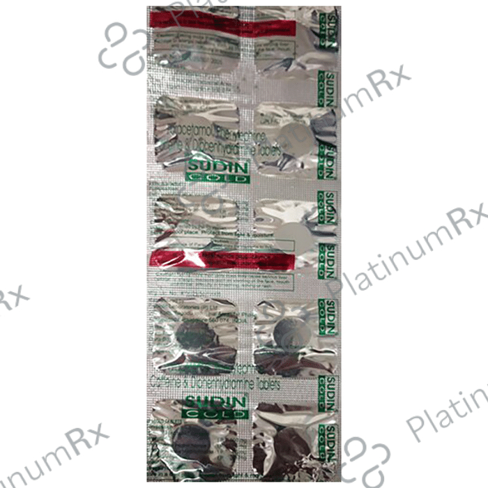 Sudin Cold Tablet 10s