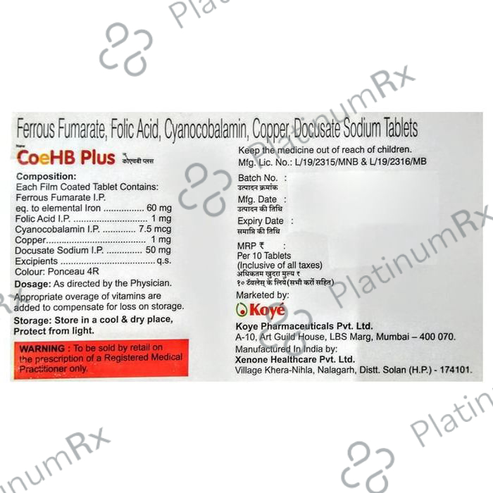 New CoeHB Plus Tablet