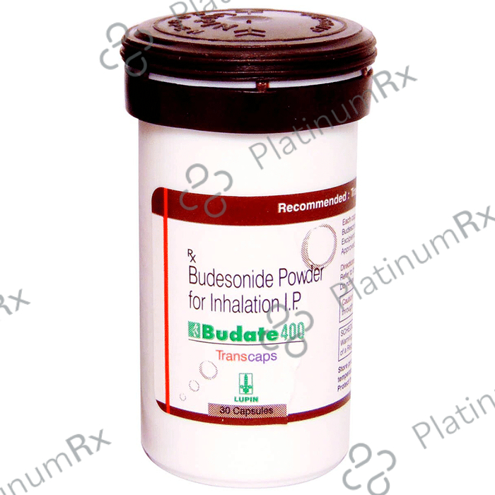 Budate 400mcg Transcaps 30s