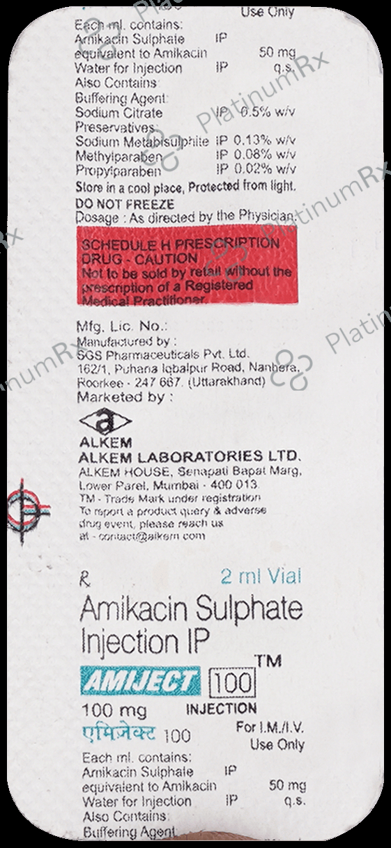 Amiject 100mg Injection