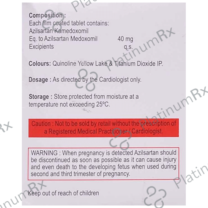 Ziltax 40 Tablet