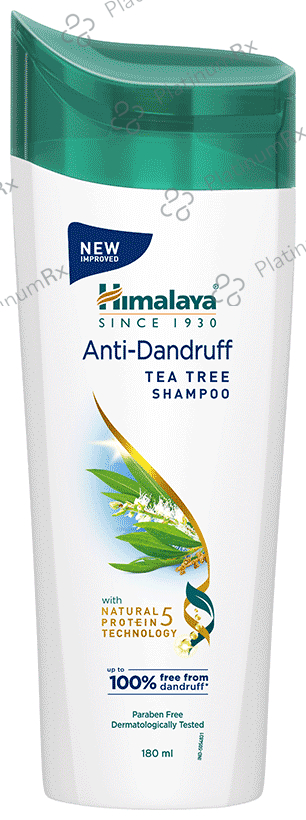 Himalaya Anti-Dandruff with Natural 5 Protein Technology Shampoo Tea Tree 180 ml