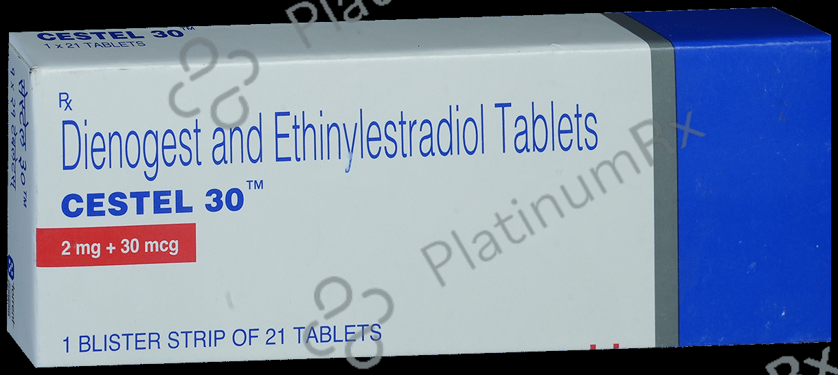 Cestel 30 2mg/30mcg Tablet 21s