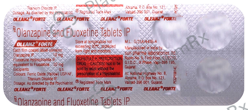 Oleanz Forte 30mg Tablet 10s