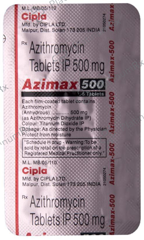 Azimax 500 Tablet 5 Tablet