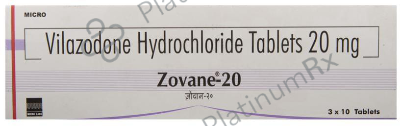 Zovane 20 Tablet