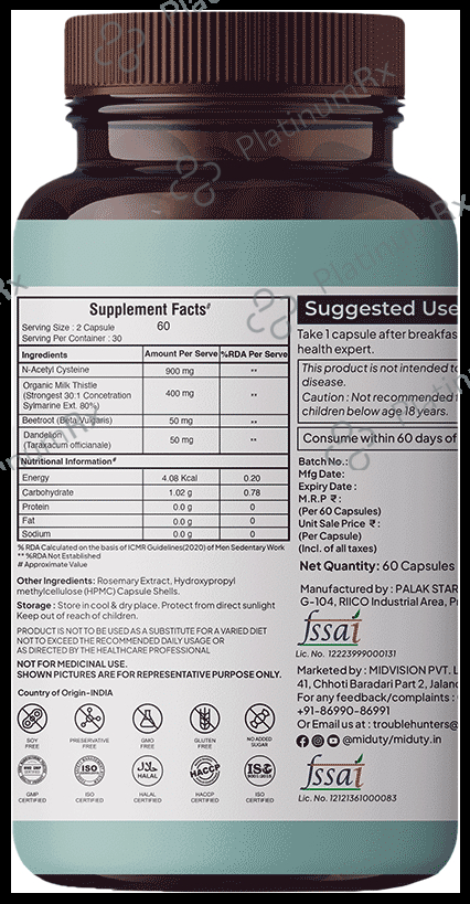 Miduty Liver Detox Capsule
