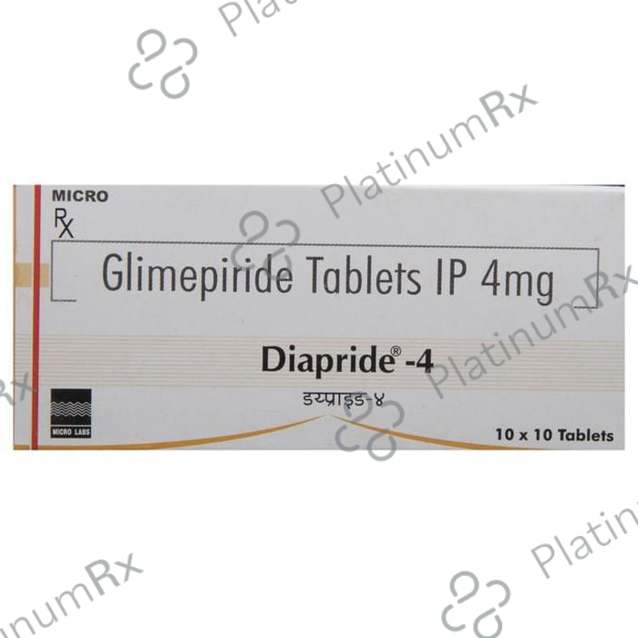 Diapride 4mg Tablet 10s