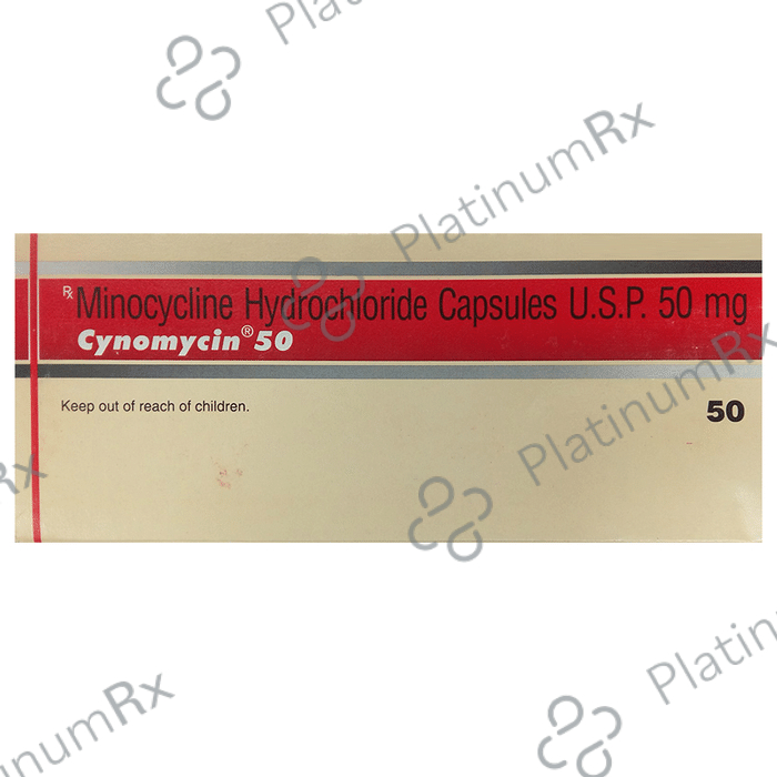 Cynomycin 50mg Capsule 6s