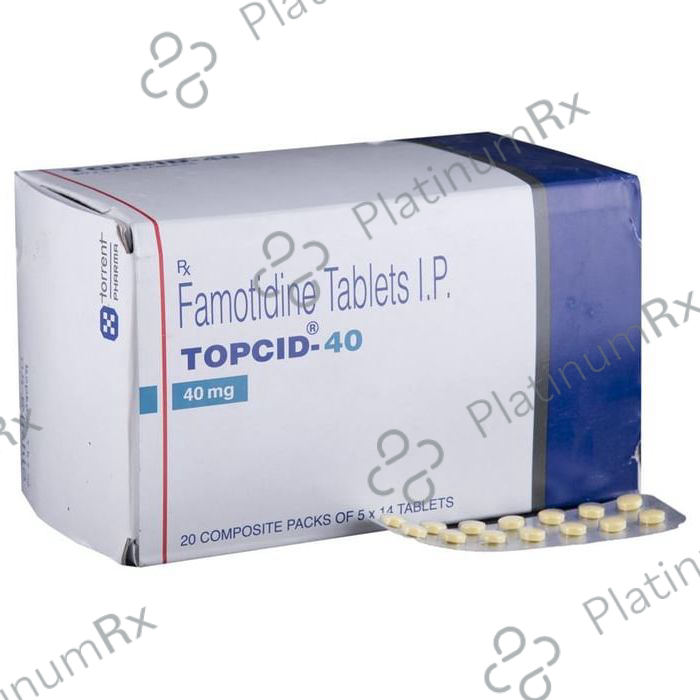 Topcid 40mg Tablet 14s