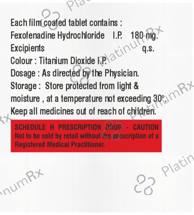 Fexotwist 180 Tablet