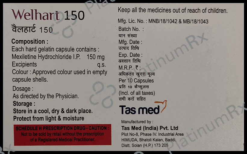 Welhart 150mg Capsule 10s