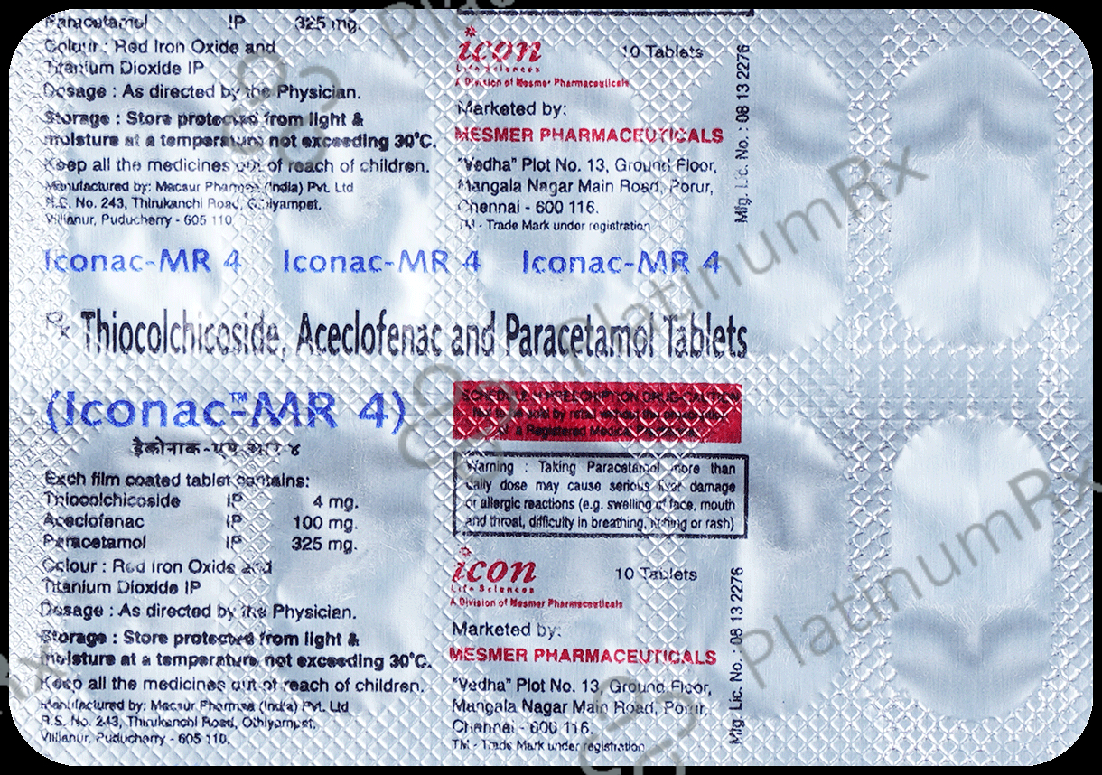 Iconac MR 4mg Tablet 10s