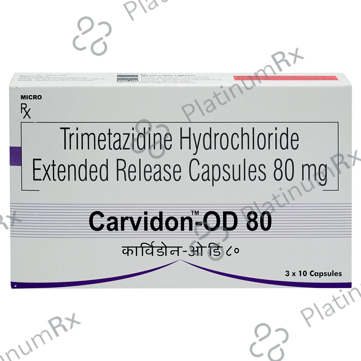 Carvidon OD 80mg Capsule 10s