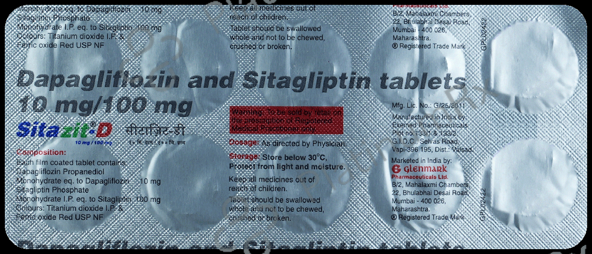 Sitazit D 10/100mg Tablet 10s