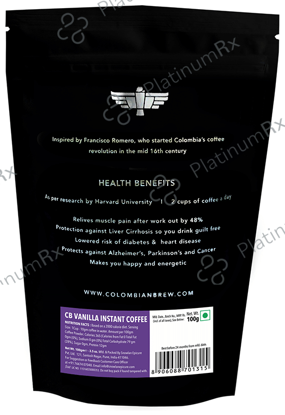 Colombian Brew Wild Vanilla Instant Coffee