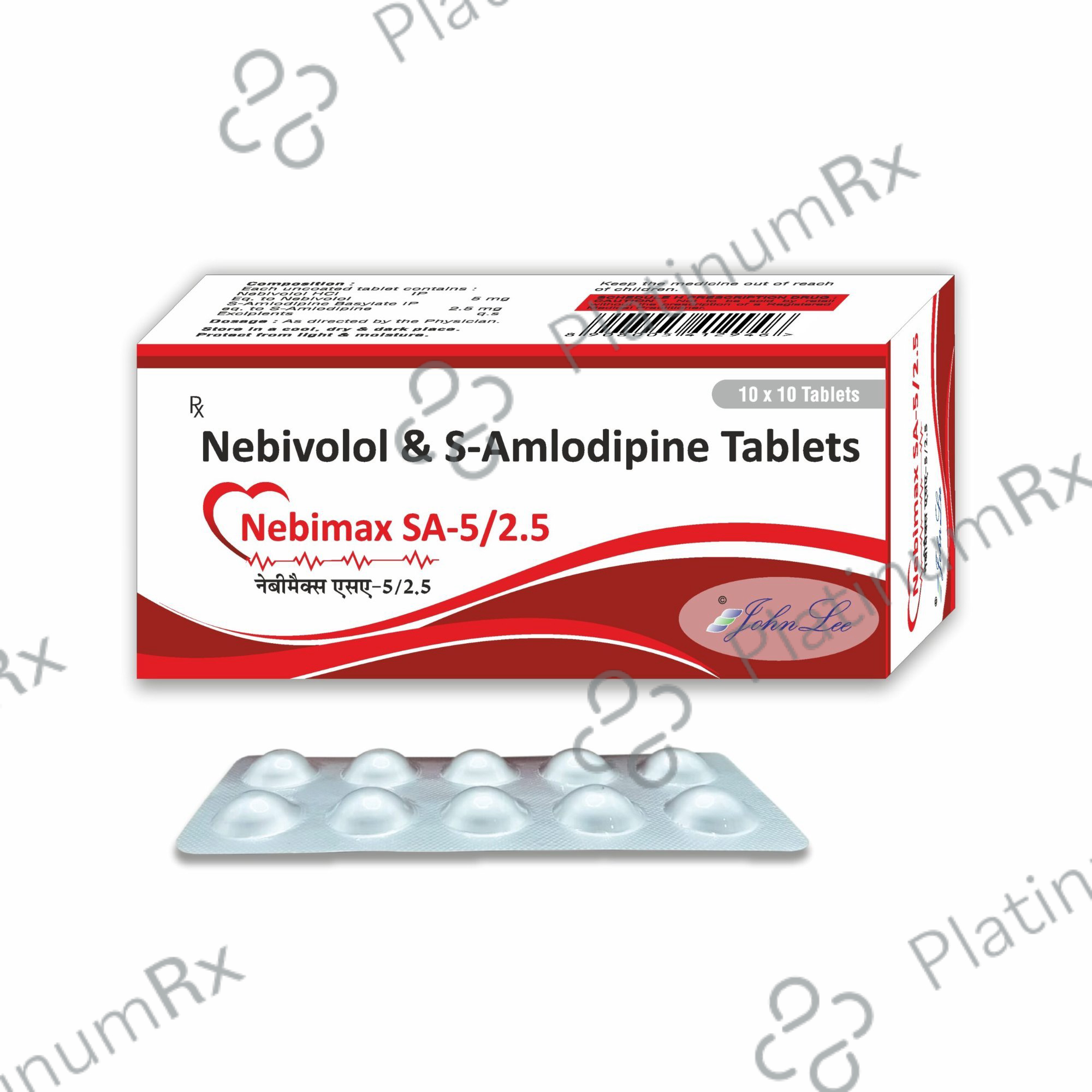 Nebivol SA 5/2.5mg Tablet 10s