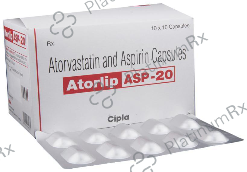 Atorlip ASP 20/75mg Capsule 10s