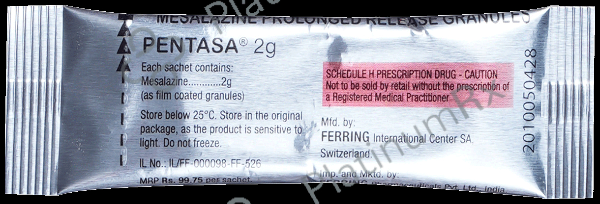 Pentasa PR 2mg Granules 2gm