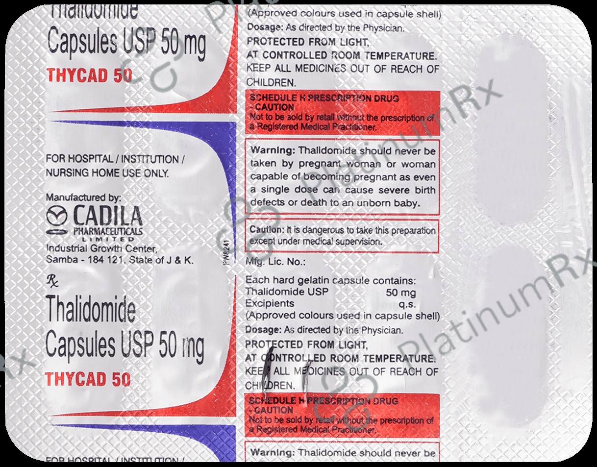 Thycad 50mg Capsule