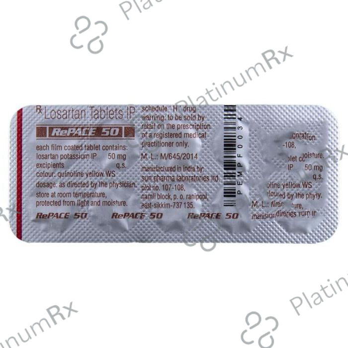 Repace 50mg Tablet 10s