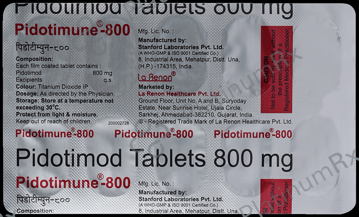 Pidotimune 800 Tablet