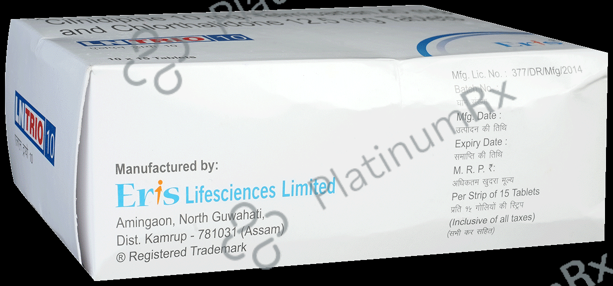 Lntrio 10 12.5/10/40mg Tablet 15s