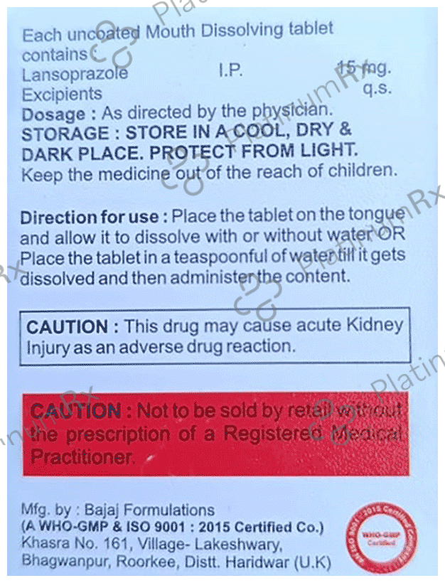Algene-Kid 15 Tablet MD Orange