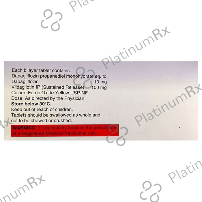 GlyDuo 10/100mg Tablet SR 10s