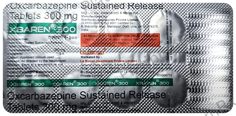 Xbaren SR 300mg Tablet 10s