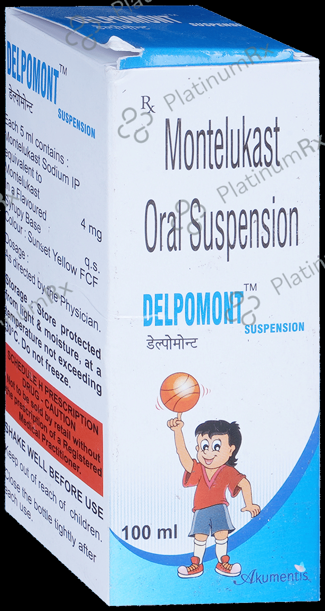 Delpomont 4mg Oral Suspension 100ml