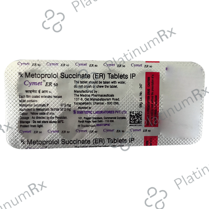 Cymet ER 50mg Tablet 10s