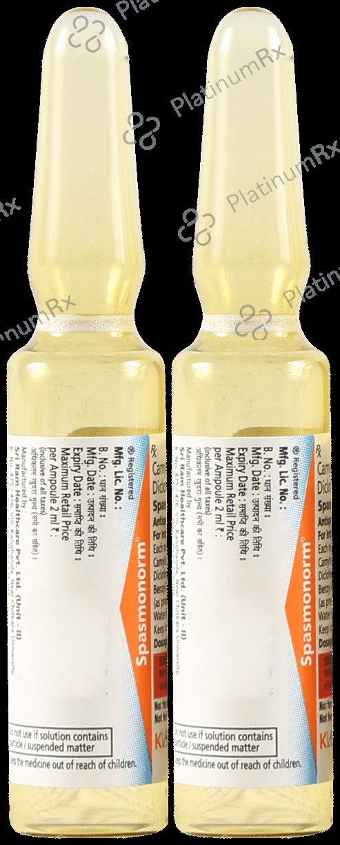 Spasmonorm 25/25mg Injection 2ml