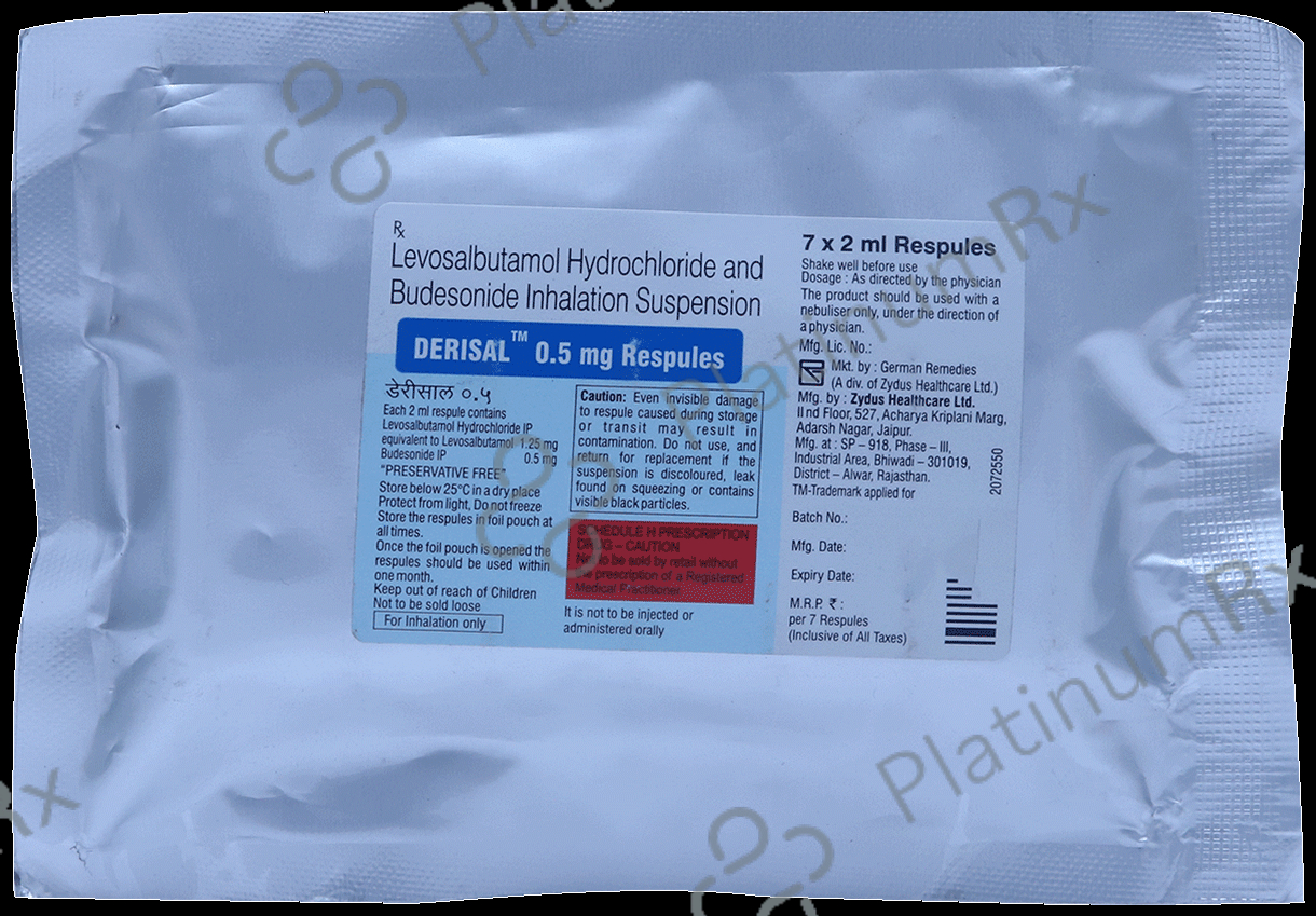 Derisal 2ml 0.5mg/1.25mg Respule 7s