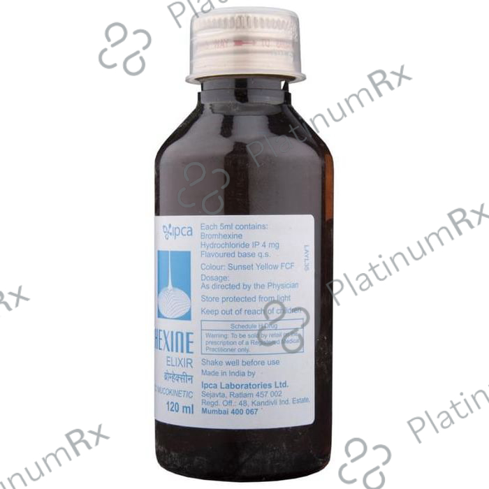 Bromhexine 4mg Elixir 120 ml