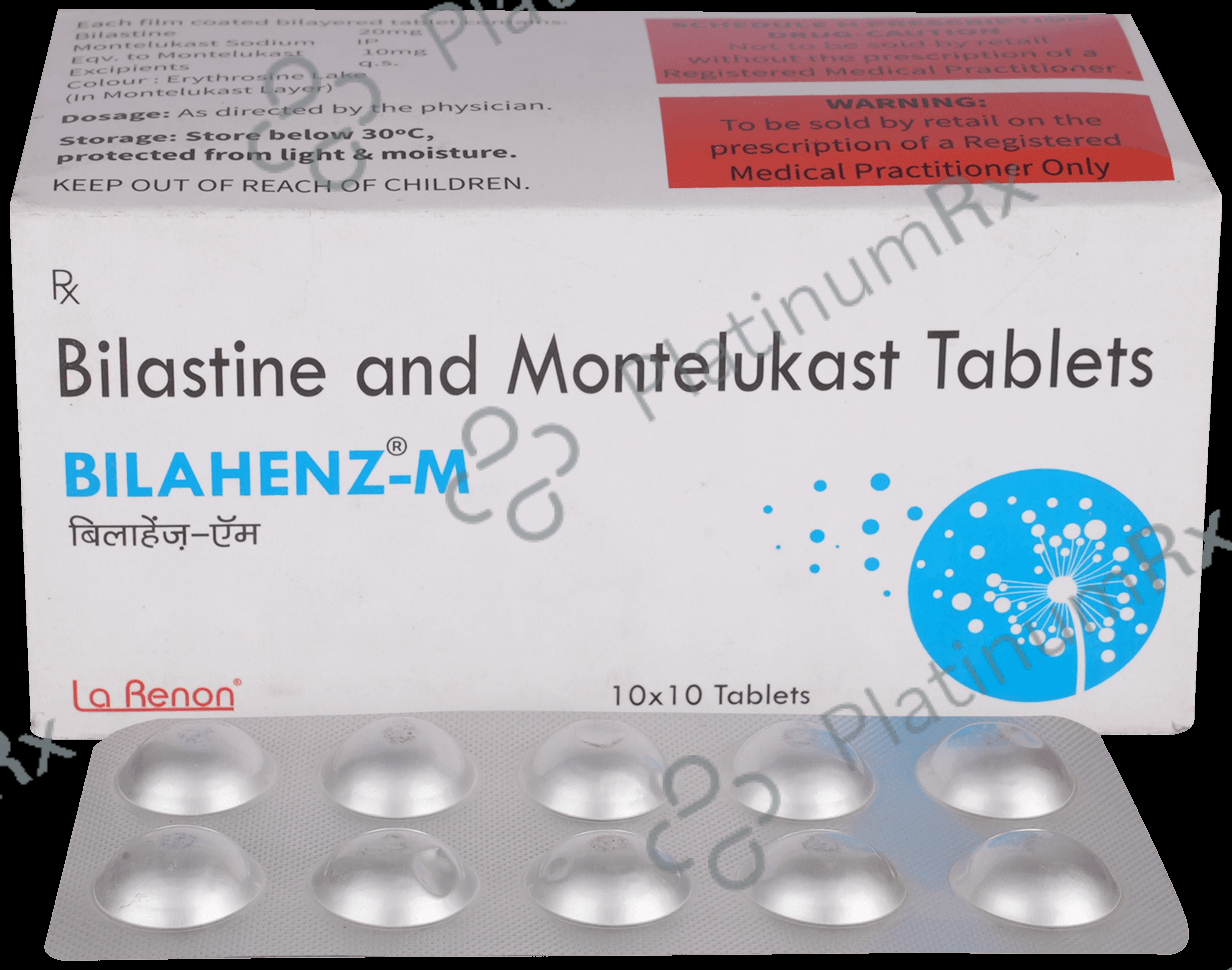 Bilahenz M 20/10mg Tablet 10s