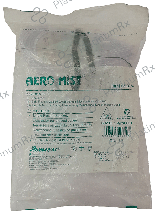 Romsons Aero Mist - Nebulizer Adult Mask 1 Nebuliser
