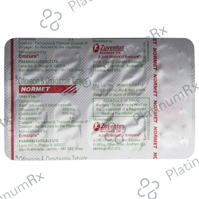 Normet 200mg/500mg Tablet
