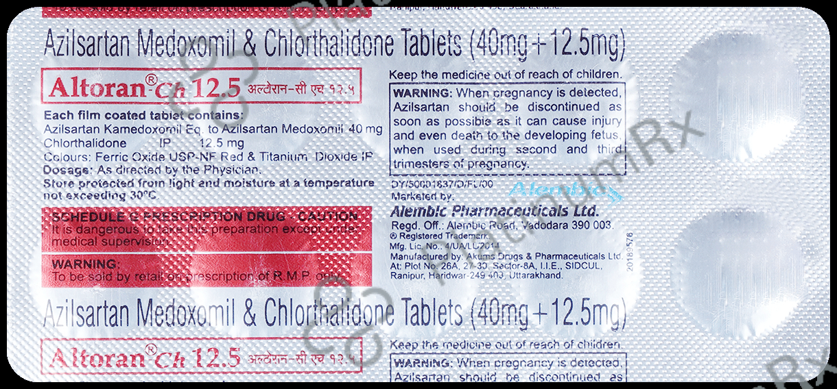Altoran CH 40/12.5mg Tablet 10s