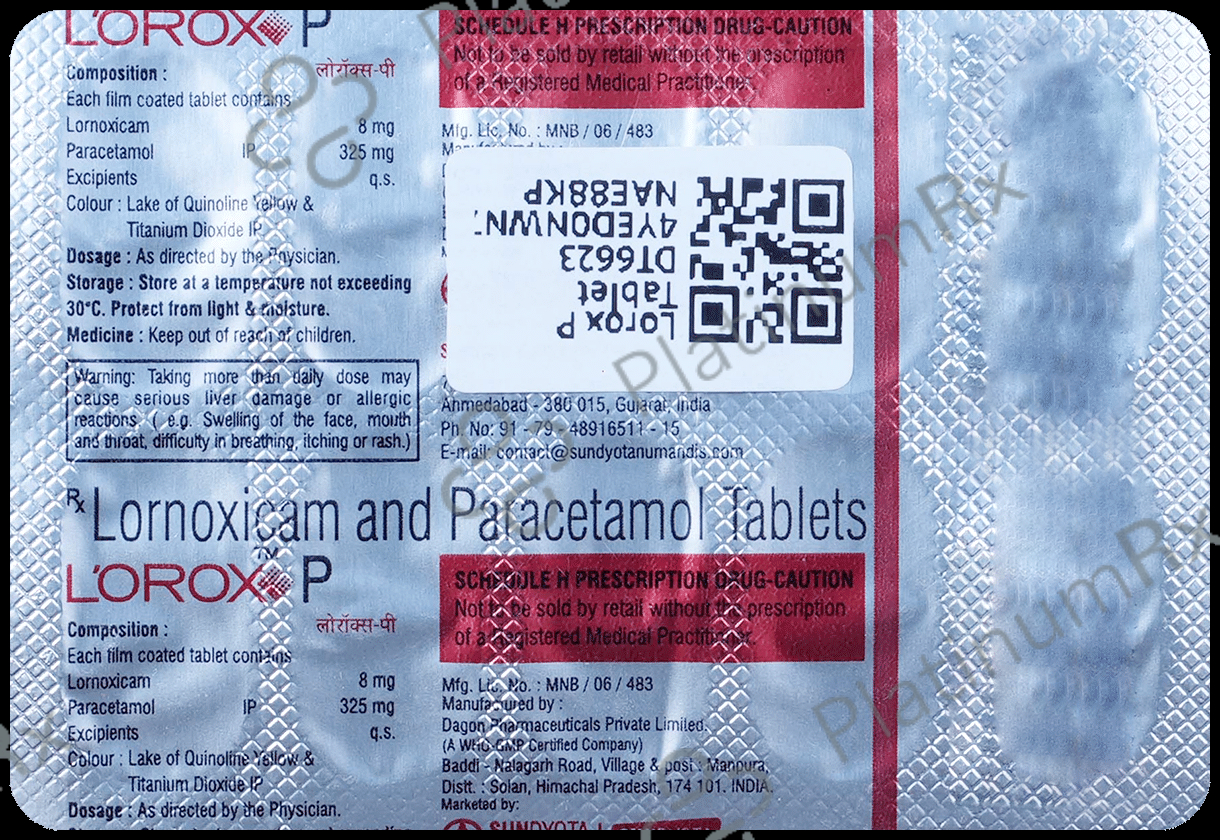 Lorox P Tablet