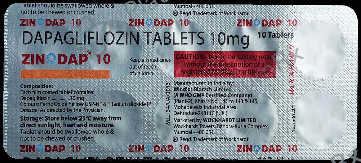 Zinodap 10mg Tablet 10 tablets