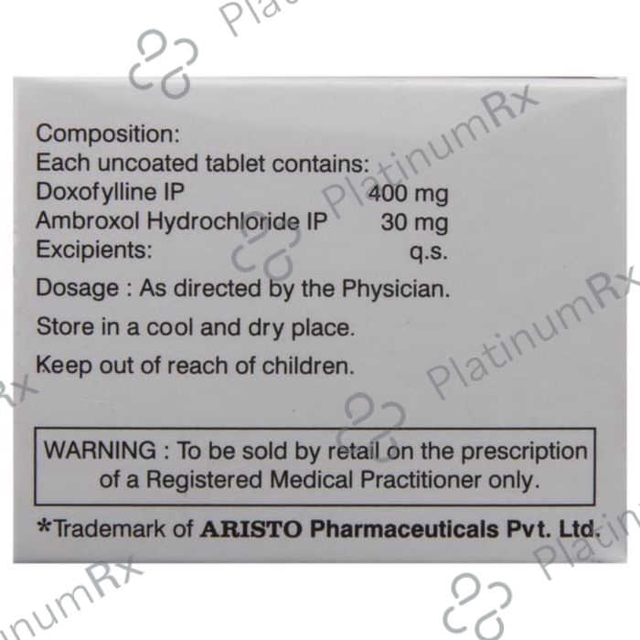 Doxomax XP 30/400mg Tablet 10s