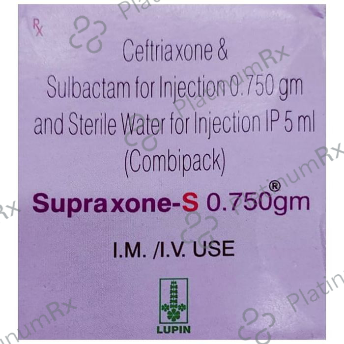 Supraxone S 500mg/250mg Injection